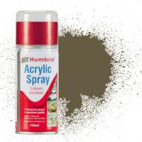 AD6086 Humbrol No 86 Light Olive Matt - 150ml Acrylic Spray Paint